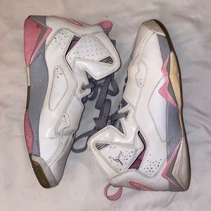 Authentic Air Jordan True Flight White/Pink/Gray
